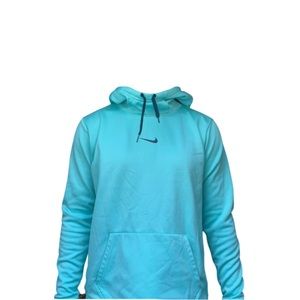 Blue Women’s Nike Dri-Fit Mock-neck Hoodie Size Large